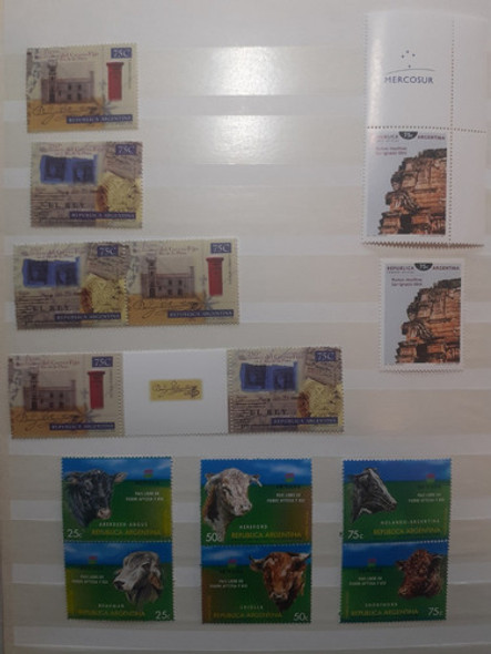 Filatelia Lote 42 Estampillas Mint Año 1998 Argentina 1