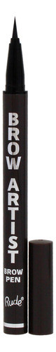 Bolígrafo Para Cejas Rude Cosmetics Brow Artist Negro Y Marr 1