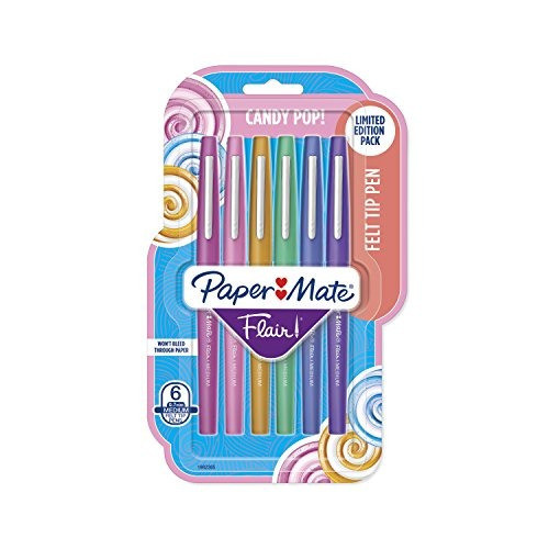 Paper Mate Flair Felt Tip Pens Medium Point (0.7mm) Limi 0