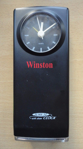 Reloj Despertador Y Linterna -winston- 0