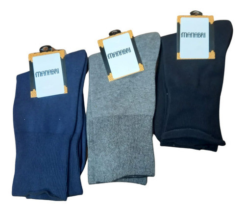 Pack X 2 Medias Calcetin Sin  Puño Elástico / Pie Diabético 1