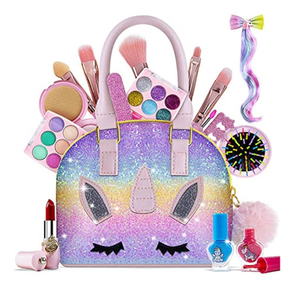 Beayuck Kids Makeup Kit For Girl-washable Makeup 0