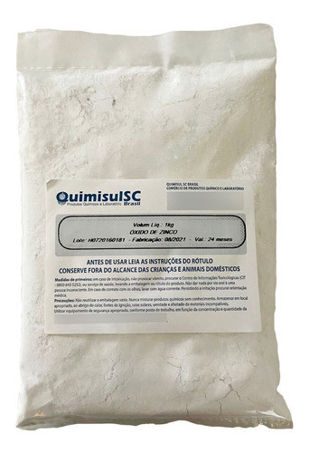 Óxido De Zinco 4 Kg +4 Kg Bicarbonato Sódio Pa 0