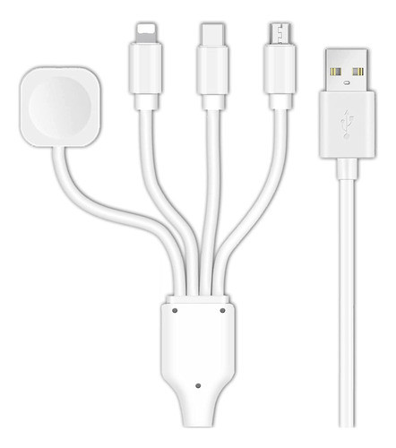 Cable Cargador De Reloj 4 En 1 Para Apple Watch Series 0
