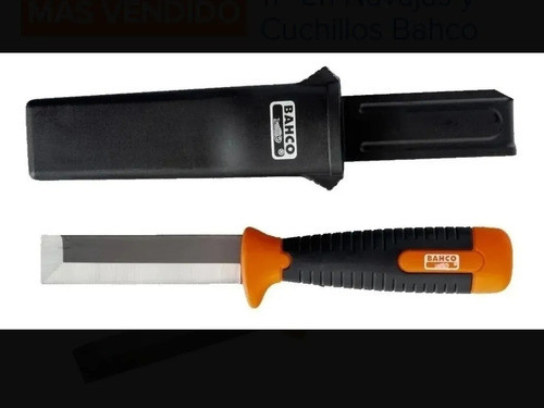 Formon Cuchillo Partidor Bahco Acero Carbono 2448 Con Funda 1
