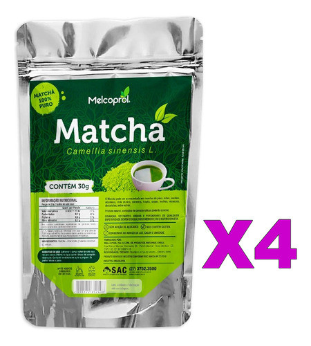 Té Matcha Quemador De Grasa 120gr - Para 3 Meses 0