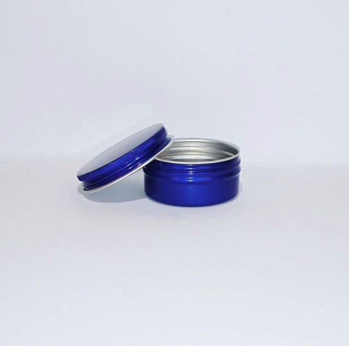 Lata Aluminio 50cc Tapa Rosca Pomada Crema Pack X10 1