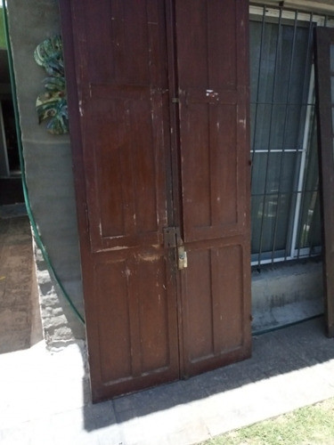 Puertas Puerta Doble Hoja Cuadrille Madera  Pinotea 245x1.03 1