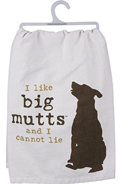 Primatives Por Kathy Dish Towel Me Gustan Los Big Mutts Y No 0