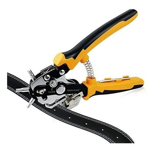 Sacabocados De Cuero Perforadora Multifuncion - Amarillo 1