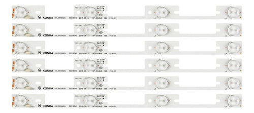 Kit X6 Tira De Led 39 Konka Rca Kdl39ss662u *35018340 Nuevas 0