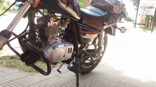 Defensa  Cerrada Negra Para  Suzuki Gn 125 H Y F 0