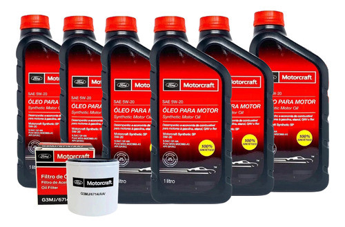 6l Oleo 5w20 Com Filtro Fusion 2018 A 2019 0
