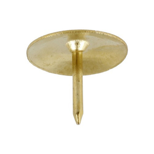 Tacha Para Quadro De Cortiça 10mmx7mm Aço Dourado 50 Peça 0