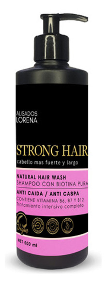 Shampoo Con Biotina X500cc - Anti Caida, Anti Caspa 1