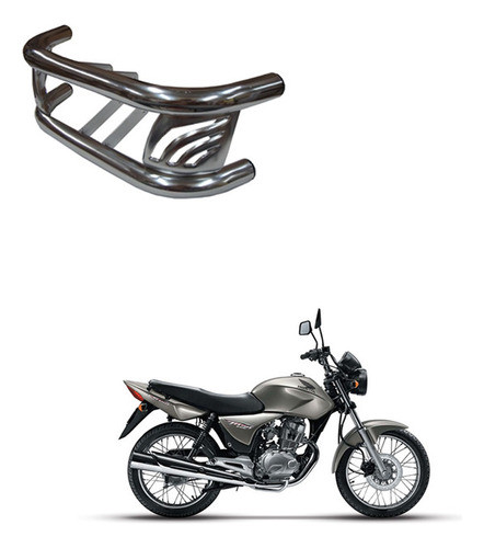 Protetor Dm Steel Moto Cg Titan 150 Ano 2004 2005 2006 2007 0