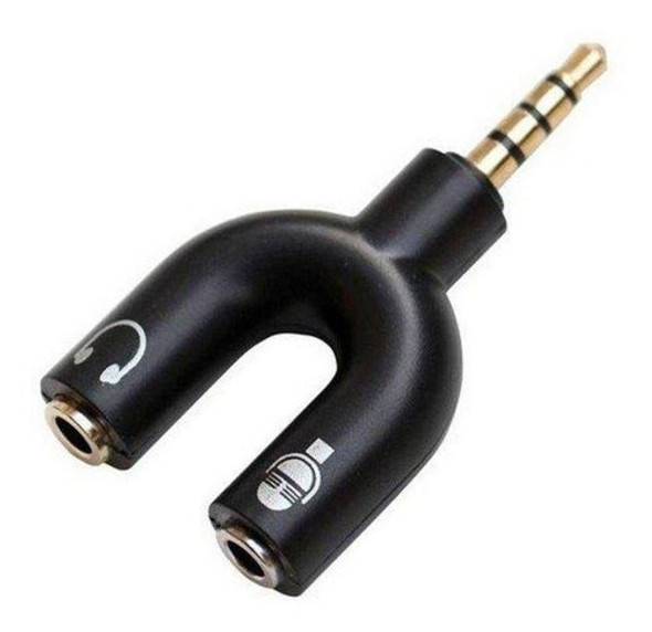 50x Adaptador Para Fone Headset Microfone Lapela P2 X P3 Som 0