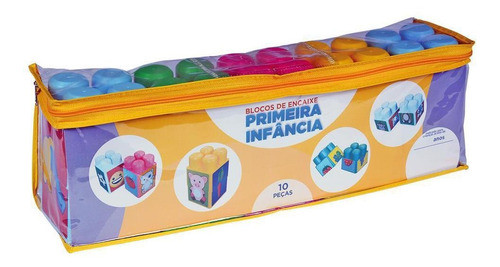 Jogo Blocos De Montar E Encaixe Primeira Infância Educativo 0