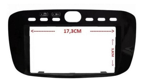 Marco Adaptación Radios Pantalla Fiat Punto 2013 + 1