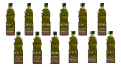 Pack X12 Aceite De Oliva Oliovita Mediterraneo Bt 500 Cc 0
