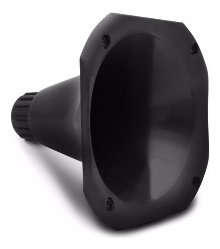 Corneta Curta Triton Preta Redonda Para Driver D250x D200 0