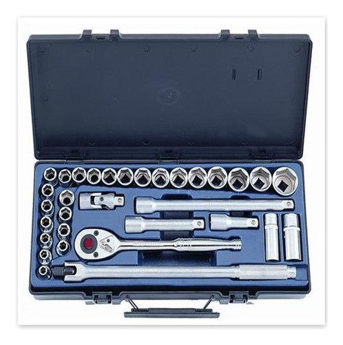 Juego De Dados Encastre (1/2) Mm/puLG. 32 Piezas 0