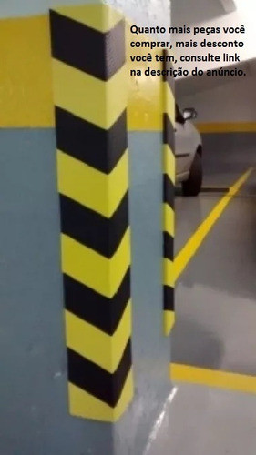 4 Protetores Estacionamento Garagem Cantoneira Autocolante 1