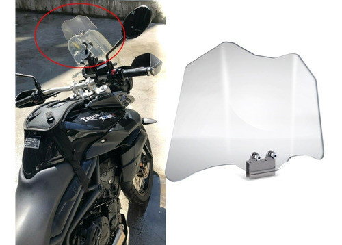 Defletor Ar Bolha Tiger 800 Xc Xcx Xrx Triumph Prolongador 0