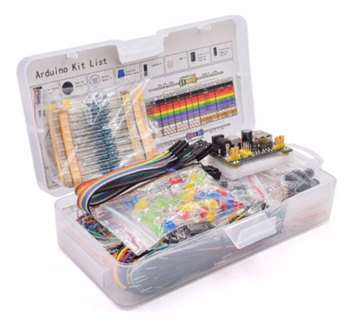 Kit De Componentes Eletrônicos Protoboard 830 Arduino Peças 0