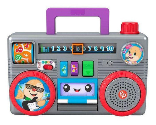 Fisher Price Rádio Portátil Dance E Aprenda - Mattel Hbb57 0