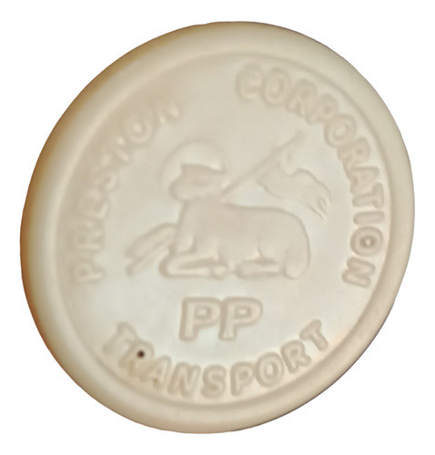 Antiga Ficha Onibus Inglaterra Preston Transport Fretegrátis 0