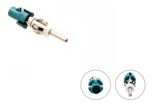 Ficha Combinada Sony Aiwa Jvc /quadlock + Adaptador Antena 1