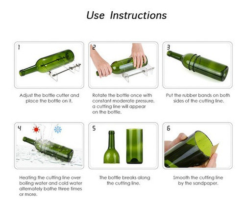 Garrafa De Vidro Do Cortador De Acrílico Garrafa De Corte Di 1