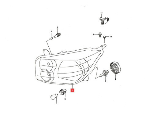 Optica Der. Suzuki Celerio Gl 2018- 0