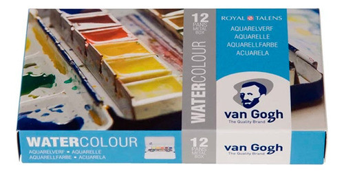 Acuarelas En Pastilla Van Gogh Caja Metal Set X 12 0