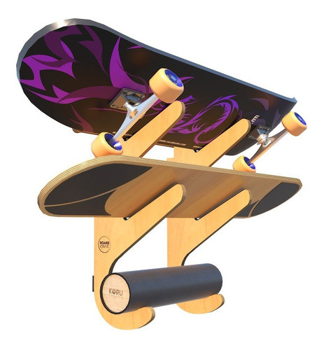 Rack Porta Tabla Skate Longboard Snowboad Balance Pared 0
