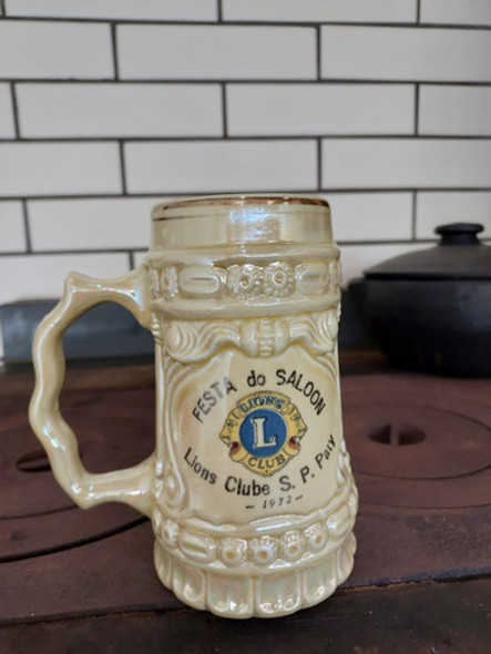 Caneca Chopp Antiga Lions Clube De 1972 1