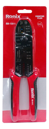 Pinza Pela Cable Y Aprieta Terminales Ronix Rh-1811 H Y T 0