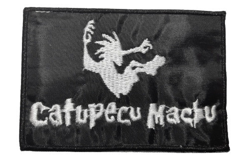 Parche Aplique Bordado Catupecus Machus 9x6 Cm. Xunidad 0