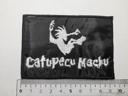 Parche Aplique Bordado Catupecus Machus 9x6 Cm. Xunidad 1