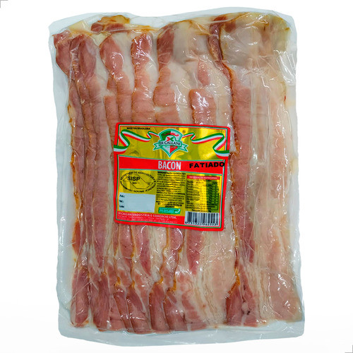 500g Bacon Tradicional Defumado Fatiado - Sabor Intenso 1