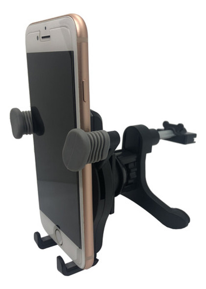 Porta Celular Regulable Tope Silicona Ventilación Auto Full 1