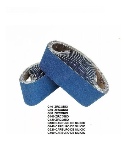 Lija De Banda 100x915 Zirconio G 100 X 5 Unidades 0