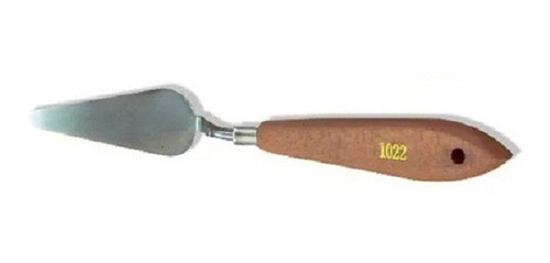 Espátula De Metal Mango Madera 0