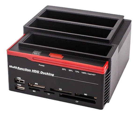 Clon De 2.5/3.5 Sata Ide Hdd Docking Station Usb 2.0 Hub Lec 0
