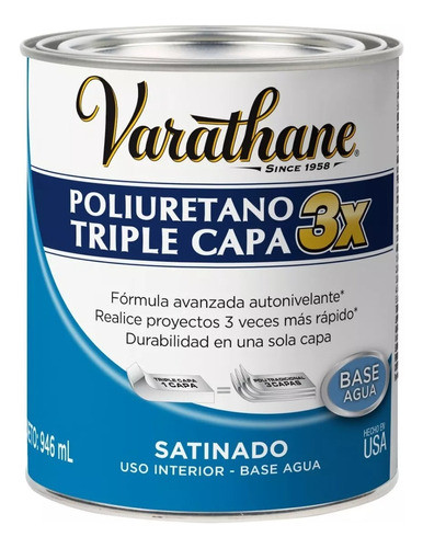 Varathane Triple Capa Satinado X1 Puntu Don Luis Mdp 0