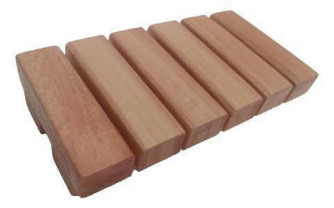 Jabonera De Madera Shampoo Sólido/jabón 14x7cm 0