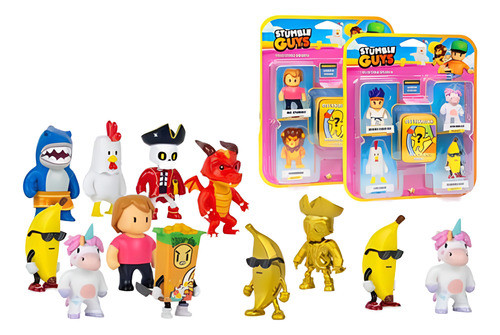 Stumble Guys 5 Figuras Oculto De 5,5 Cm Caffaro 2040 0