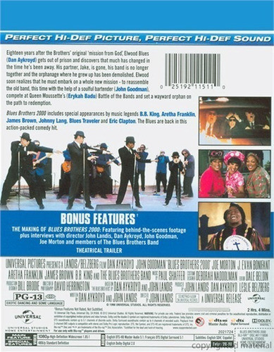 Blu-ray Blues Brothers 2000 1