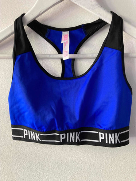 Corpiño Victorias Secret Pink S/relleno En Azul Eléctrico 0